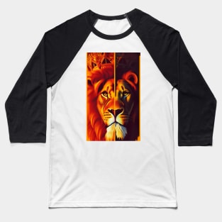 Lion Of Morocco Atlas Lions Baseball T-Shirt